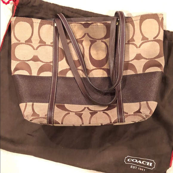 Coach Handbags - FINAL REDUCTION!!!! Coach Signature Tote 